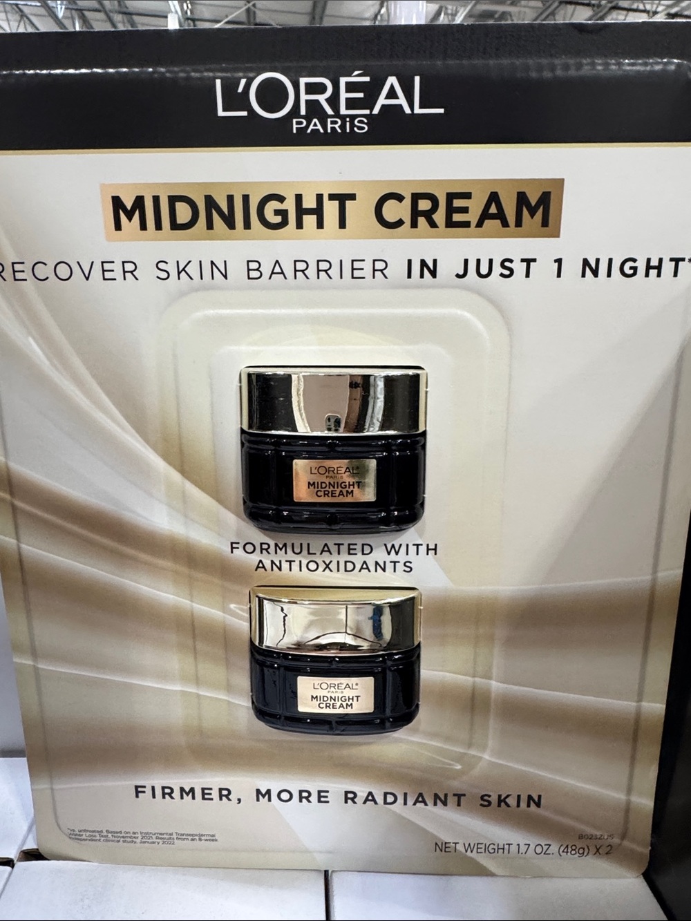 L'Oreal Midnight Cream - Black & Gold Night Moisturizer